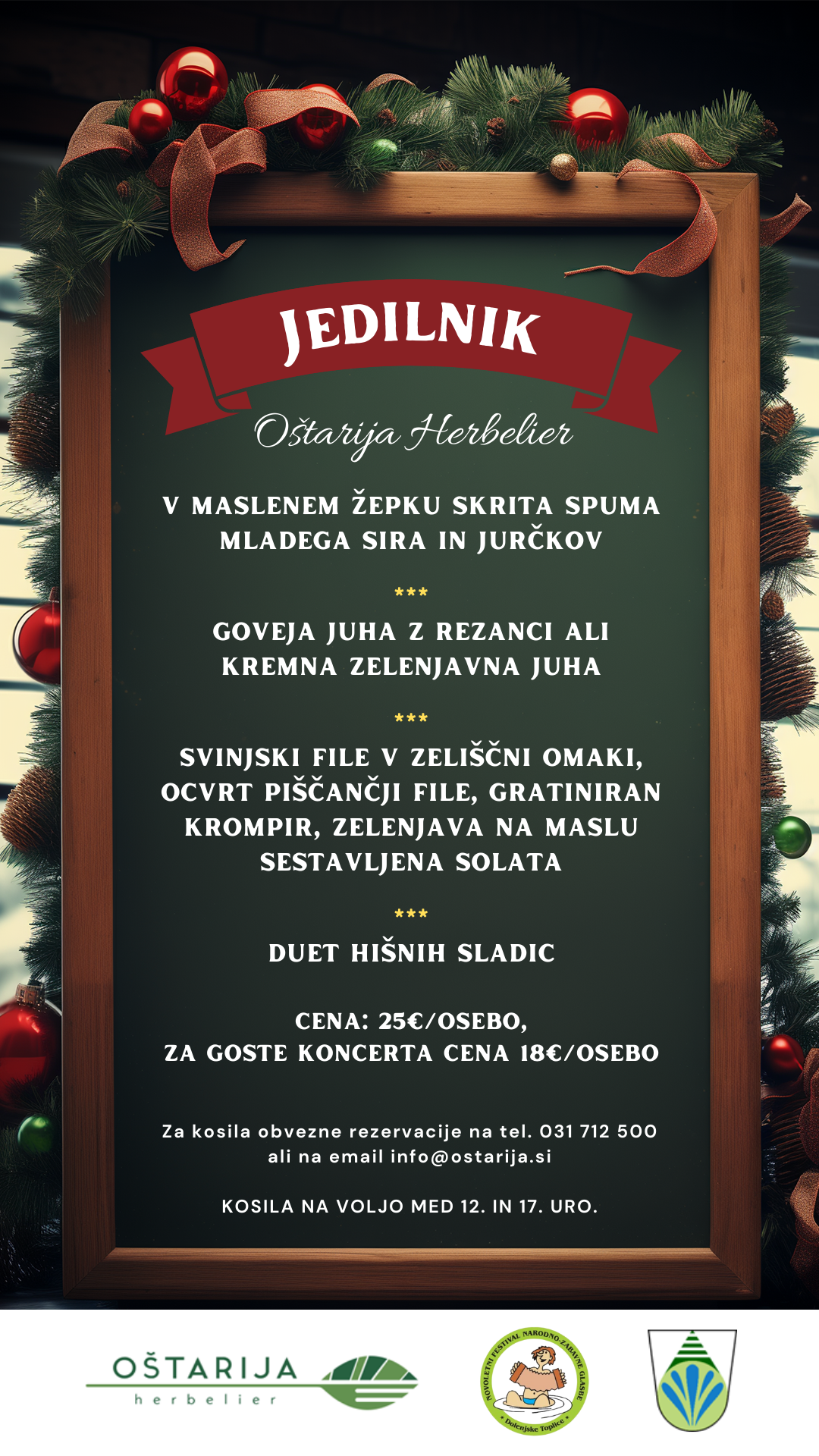 Oštarija-Herbelier - jedilni list